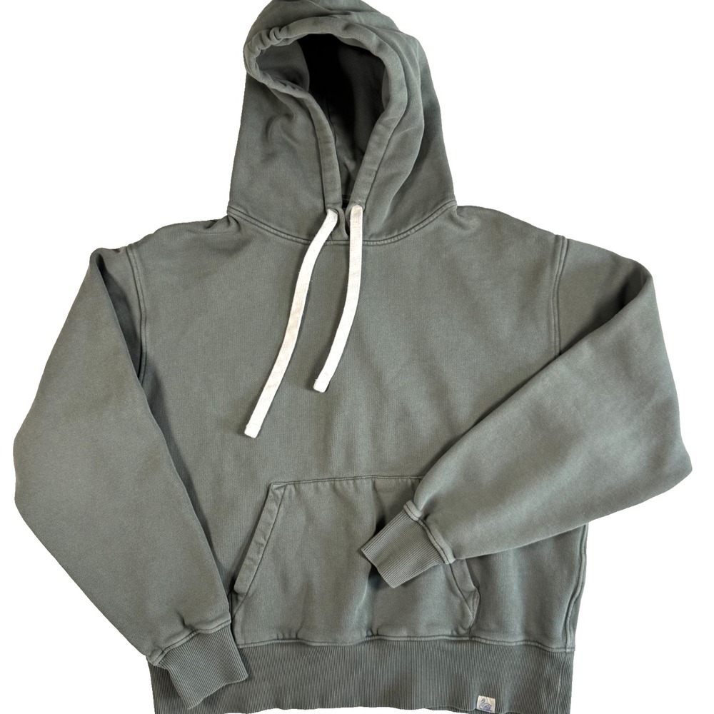 Merz B Schwanen Berlin 7 / XL Pullover Hoodie Good Basics Heavy Cotton Green